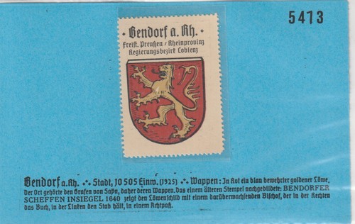 Reklamemarke wappen von - wappen,