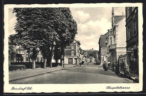 Ansichtskarte bendorf rh - bendorf,