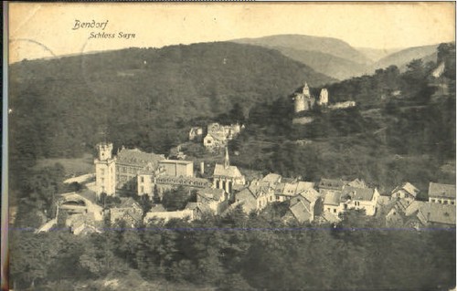 Bendorf schloss 1910 - bendorf, x