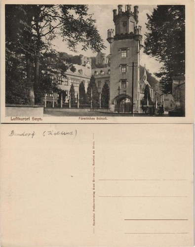 Ansichtskarte sayn bendorf - ansichtskarte, sayn-bendorf