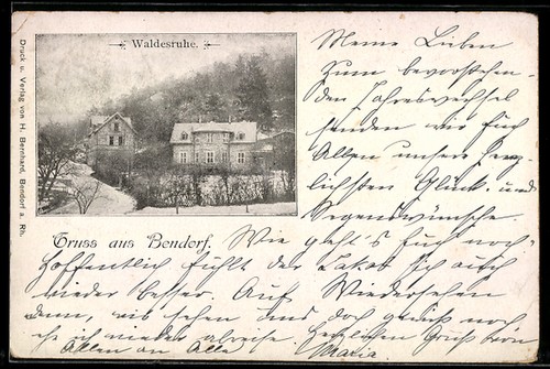 Bendorf waldesruhe - a., rh.,