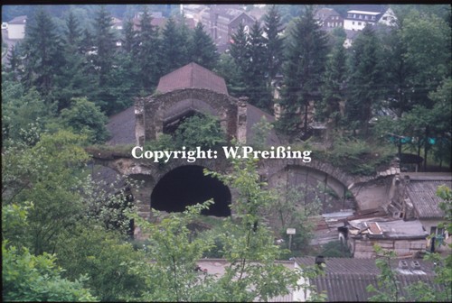 Repro ansicht foto ehem - repro, ruine