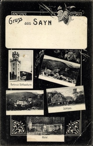 Sayn bendorf rheinland - ak, in