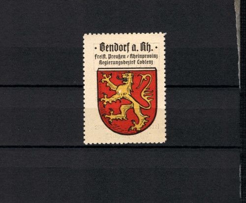 Vignetten bendorf am rhein - -,