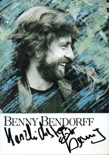 Autogramm benny bendorf - autogramm,