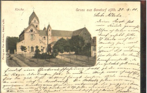 Bendorf kirche 1901 - bendorf,