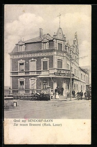Ansichtskarte bendorf sayn - ansichtskarte, bendorf-sayn