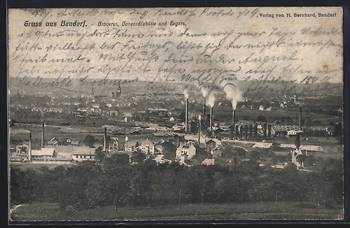 Ansichtskarte bendorf rhein - bendorf, /