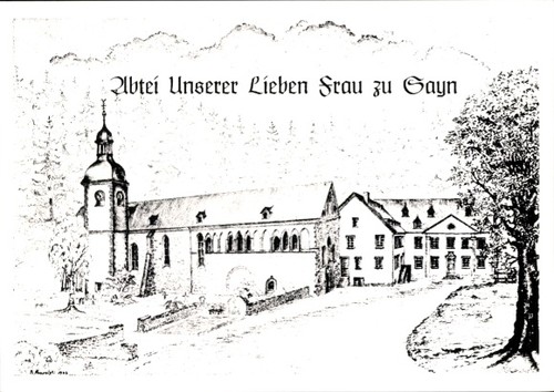 Künstler sayn bendorf - ak,