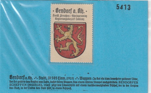 Reklamemarke wappen von - reklamemarke,