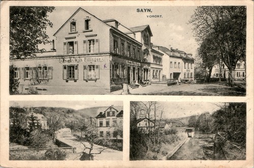 Gruss aus sayn bendorf - ak,